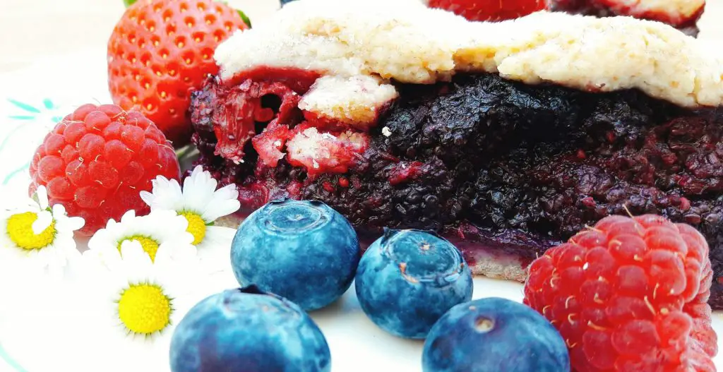 vegan mulberry pie
