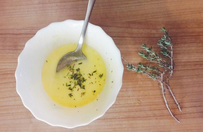 diy salt and thyme body scrub