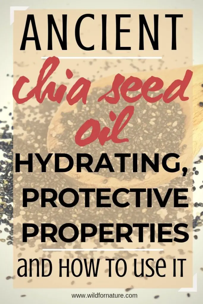 chia oil for skin