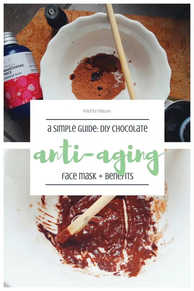 a simple diy vegan chocolate anti-aging face mask