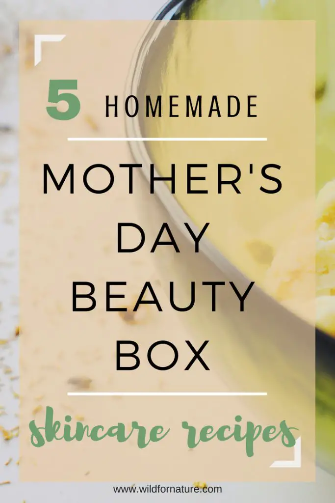 mothers day DIY beauty box