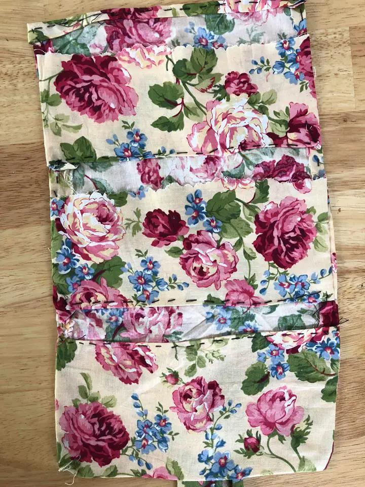 DIY Makeup Bag with Recycled Scrap Fabric