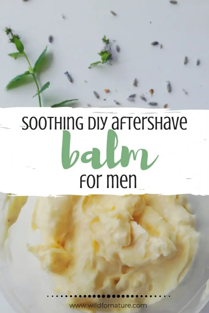 Soothing DIY Aftershave Balm for Men