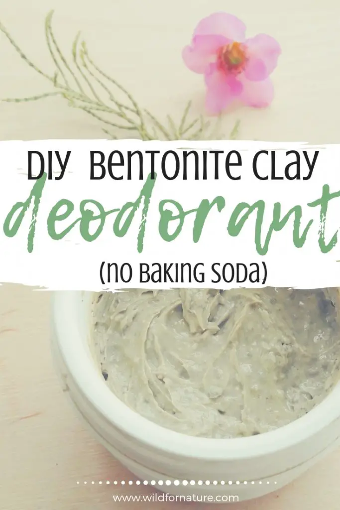 homemade deodorant with bentonite clay