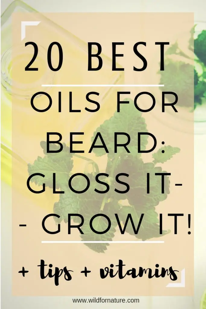 20 best oils for beard growth and care