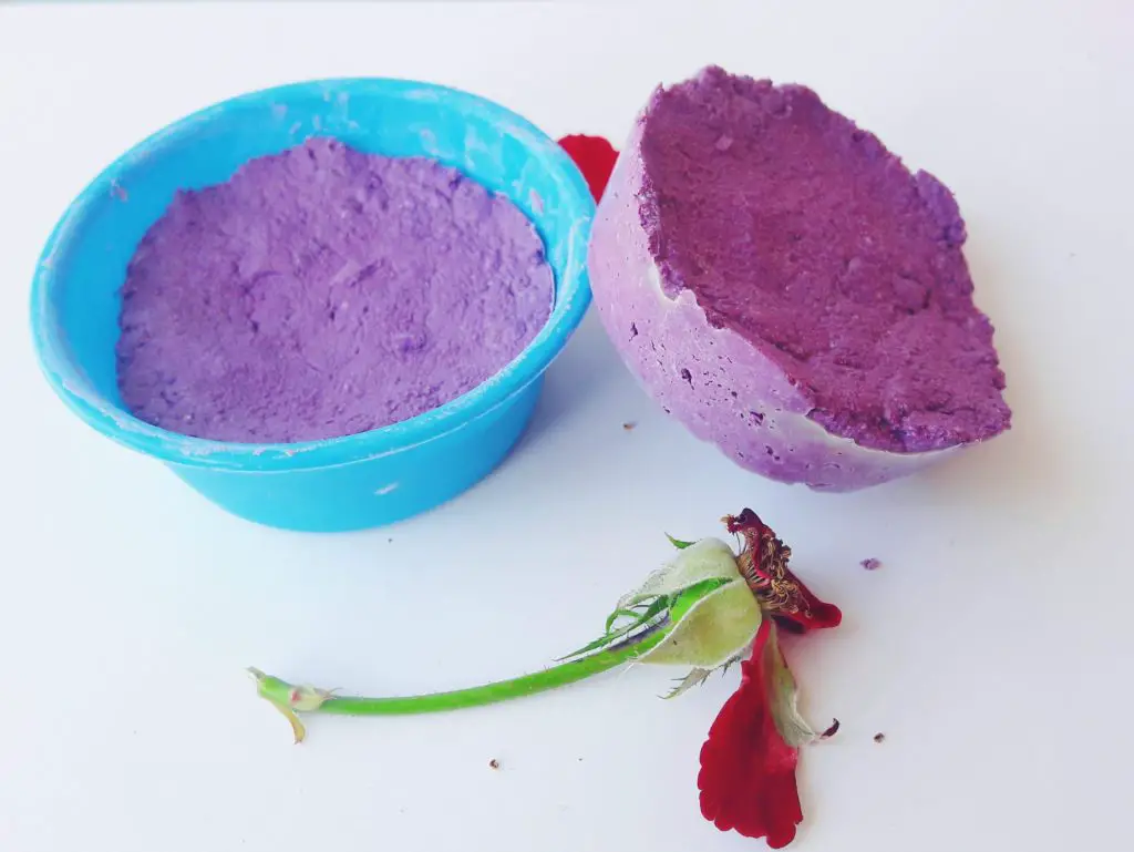 homemade rose clay cleansing bar
