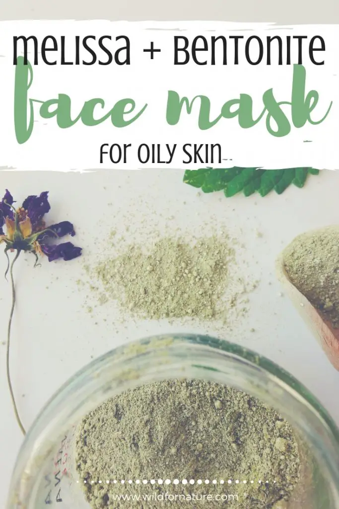 melissa and bentonite DIY face mask for oily skin, aztec clay mask recipes