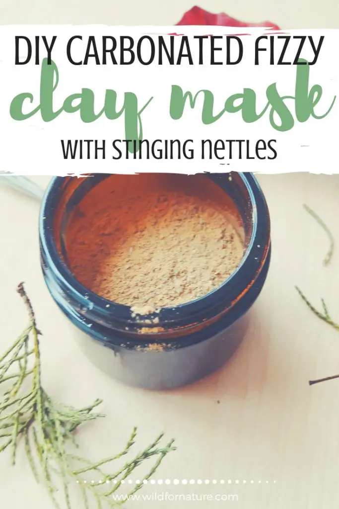 DIY carbonated clay mask