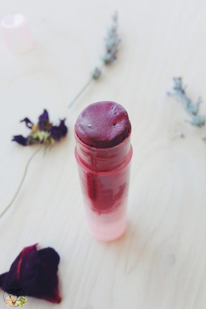 DIY tinted lip balm