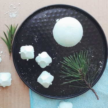 calming woodsy diy shower steamers, domače tuš bombice za sproščanje