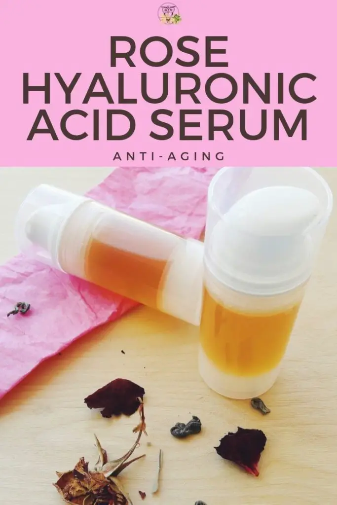 DIY hyaluronic acid serum