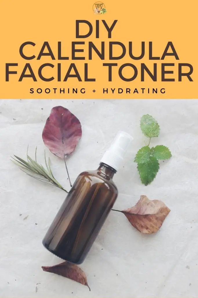 diy calendula facial toner