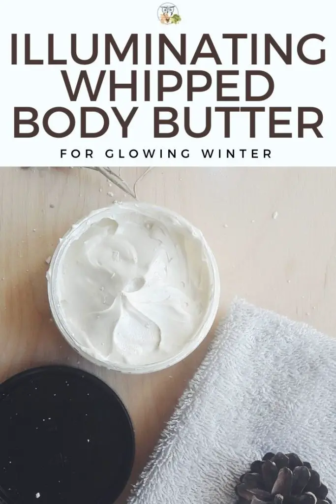 diy illuminating whipped body butter