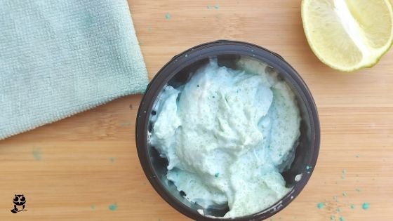 lime and coconut sugar body scrub