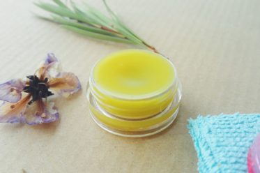 lemongrass hemp oil lip balm