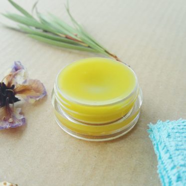 lemongrass hemp oil lip balm